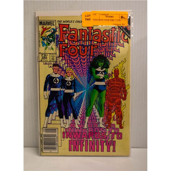 FANTASTIC FOUR #282 --- CPV