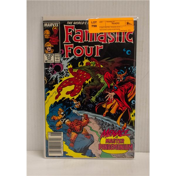 FANTASTIC FOUR #315 --- NEWSSTAND EDITION