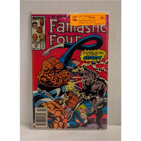 FANTASTIC FOUR #331 --- NEWSSTAND EDITION