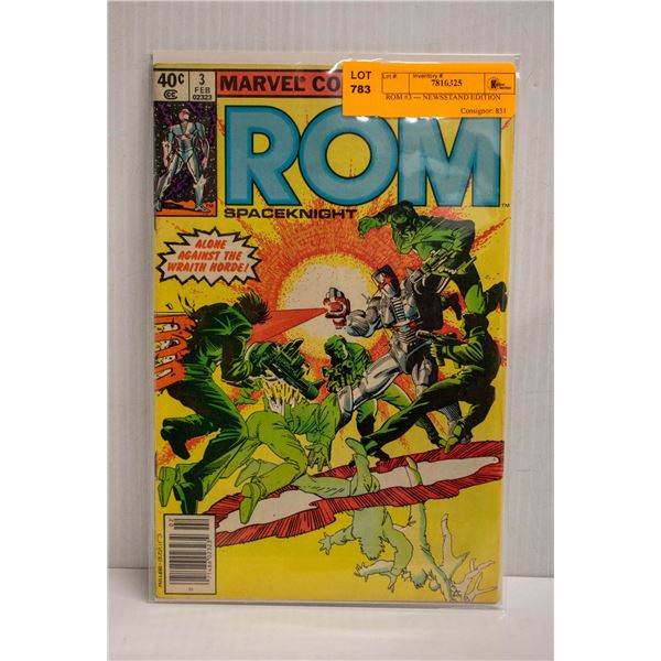 ROM #3 --- NEWSSTAND EDITION