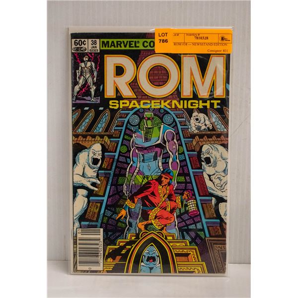 ROM #38 --- NEWSSTAND EDITION