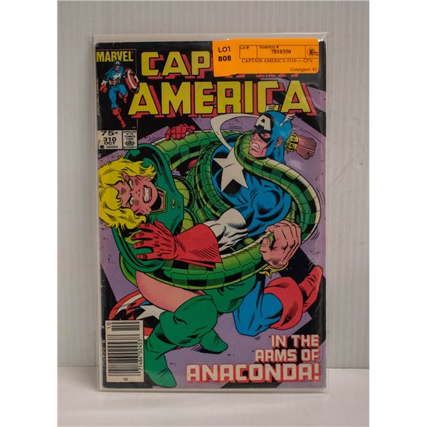 CAPTAIN AMERICA #310 --- CPV