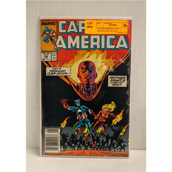 CAPTAIN AMERICA #356 --- NEWSSTAND EDITION