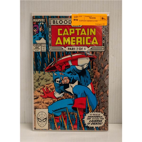 CAPTAIN AMERICA #358