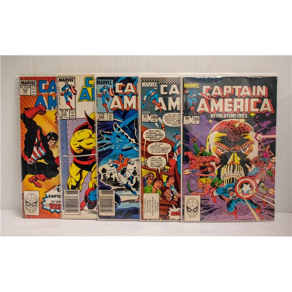 CAPTAIN AMERICA --- 5 COMICS