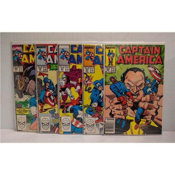 CAPTAIN AMERICA --- 5 COMICS