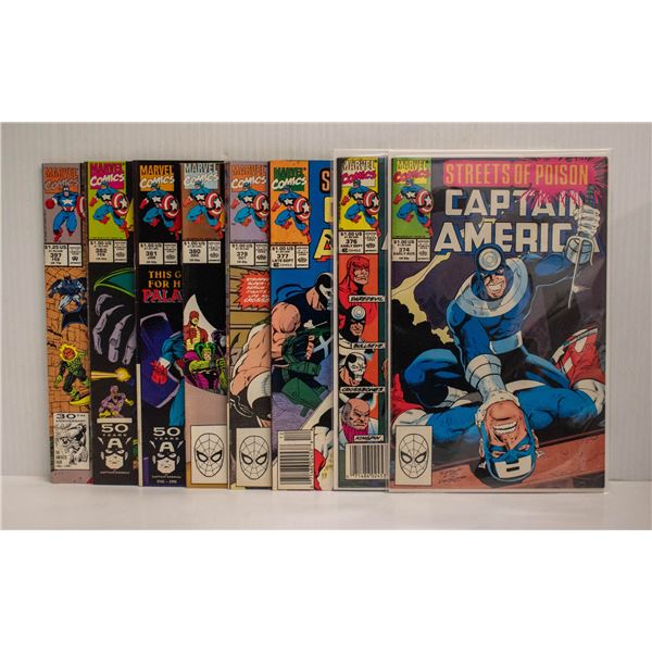 CAPTAIN AMERICA --- 8 COMICS