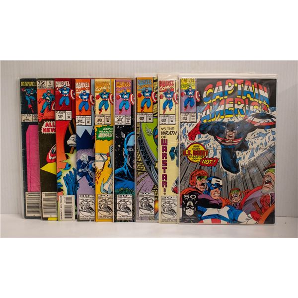 CAPTAIN AMERICA --- 9 COMICS