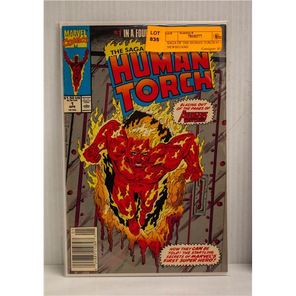 SAGA OF THE HUMAN TORCH #1 --- NEWSSTAND