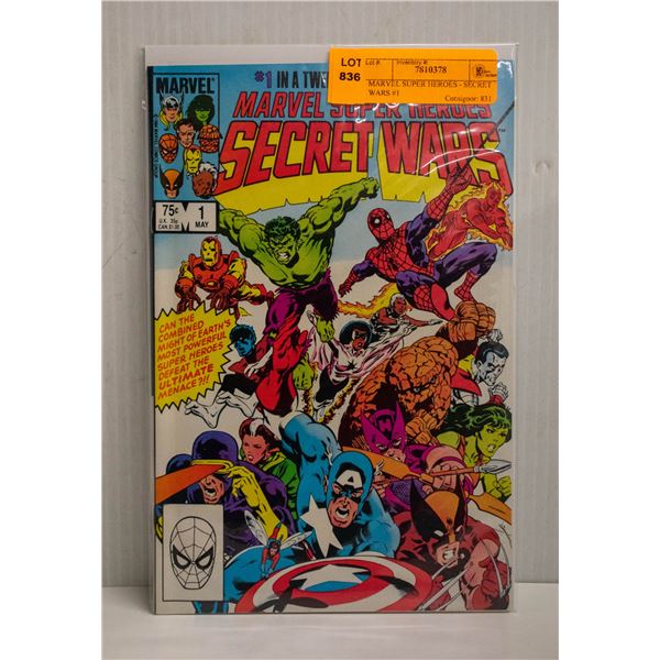 MARVEL SUPER HEROES - SECRET WARS #1