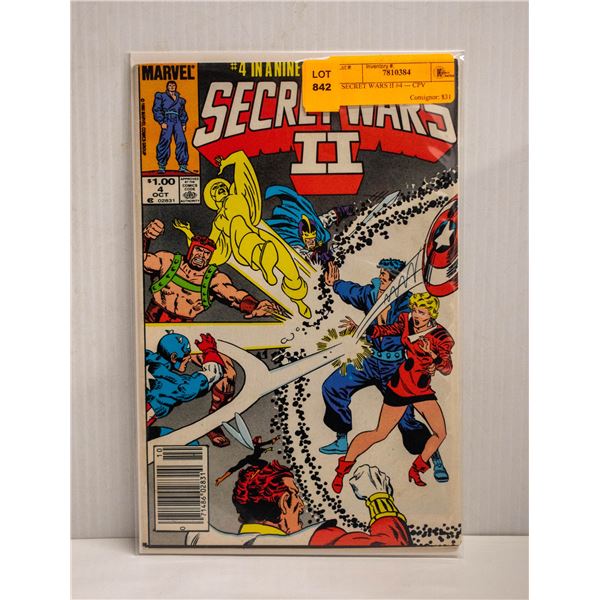 SECRET WARS II #4 --- CPV