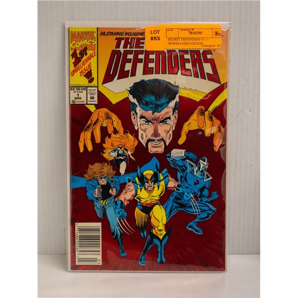 SECRET DEFENDERS #1 --- NEWSSTAND EDITION