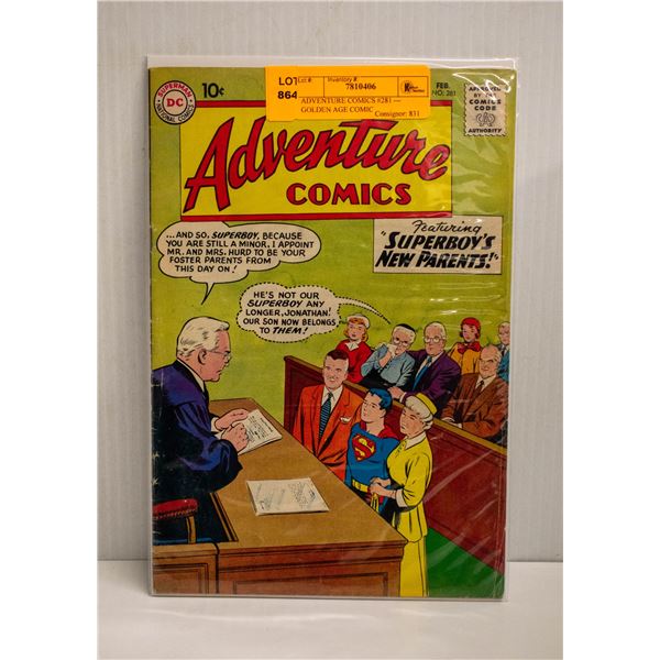 ADVENTURE COMICS #281 --- GOLDEN AGE COMIC