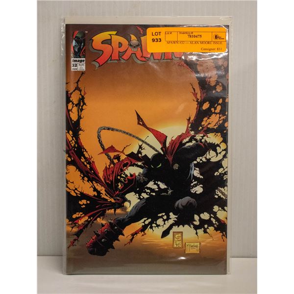 SPAWN #32 --- ALAN MOORE ISSUE