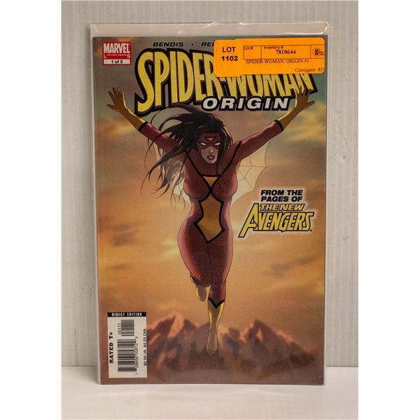 SPIDER-WOMAN: ORIGIN #1