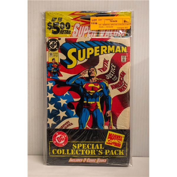 DC / MARVEL SPECIAL COLLECTOR'S PACK --- SEALED