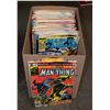 BOX WITH 100+ ASSORTED COMICS