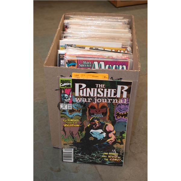 BOX WITH 100+ ASSORTED COMICS