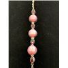 Image 2 : ROYAL BALI COLLECTION MABE PINK PEARL (RND) MOZAMBIQUE GARNET BRACELET IN