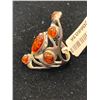 Image 2 : BALTIC AMBER RING IN STERLING SILVER NICKEL FREE (SIZE 7) TGW 2.85 CTS