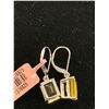 Image 2 : CANARY YELLOW FLUORITE (OCT) LEVER BACK EARRINGS IN STERLING SILVER NICKEL FREE TGW 8.00 CTS