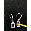 Image 2 : THAI BLACK SPINEL (OCT) LEVER BACK EARRINGS IN PLATINUM OVERLAY STERLING SILVER NICKEL FREE TGW 4...