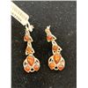 Image 1 : BALTIC AMBER EARRINGS IN STERLING SILVER