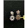 Image 2 : BRAZILIAN SMOKY QUARTZ (OVL) EARRINGS IN PLATINUM OVERLAY STERLING SILVER NICKEL FREE TGW 7.35 CTS