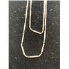 Image 2 : ITALIAN STERLING SILVER NICKEL FREE BEAD AND BAR 30" CHAIN, 1.4MM, 6.3 G