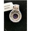 Image 2 : ROYAL BALI COLLECTION AMETHYST (RND) PENDANT WITHOUT CHAIN IN STERLING SILVER NICKEL FREE TGW 2.4...