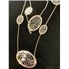 Image 2 : ITALIAN 925 STERLING SILVER 40" NECKLACE