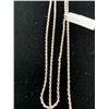 Image 2 : ITALIAN STERLING SILVER FRENCH ROPE CHAIN 24" 1.4MM 7 G