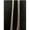 Image 2 : STERLING SILVER NICKEL FREE 30" FIGARO CHAIN