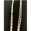 Image 2 : STERLING SILVER NICKEL FREE SINGAPORE CHAIN 30" 2MM 4.5G