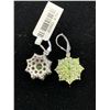 Image 2 : HEBEI PERIDOT (RND) LEVER BACK EARRINGS IN STERLING SILVER NICKEL FREE TGW 5.88 CTS