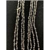 Image 2 : THAI BLACK SPINEL 100" ENDLESS NECKLACE STERLING SILVER