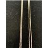 Image 2 : ITALIAN STERLING SILVER NICKEL FREE ROLO CHAIN 24" 3 MM, 7.5 G