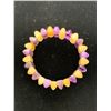 Image 2 : AMETHYST, BRAZILIAN CITRINE BRACELET (STRETCHABLE) TGW 230.00 CTS.