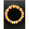 Image 2 : AMETHYST, BRAZILIAN CITRINE BRACELET (STRETCHABLE) TGW 230.00 CTS.