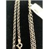 Image 2 : ITALIAN STERLING SILVER NICKEL FREE ROLO CHAIN 24" 3MM 7.5G