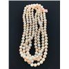 Image 1 : FRESHWATER PINK AND WHITE PEARL ENDLESS NECKLACE 62"