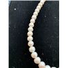 Image 2 : FRESHWATER PEARL NECKLACE 16" IN STERLING SILVER NICKEL FREE