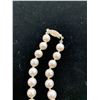 Image 2 : FRESHWATER PEARL NECKLACE 16" IN STERLING SILVER NICKEL FREE