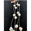 Image 2 : FRESHWATER PEARL NECKLACE 48" STERLING SILVER NICKEL FREE