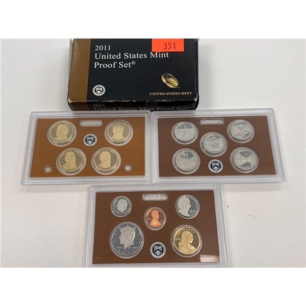 2011 UNITED STATES MINT 14 COIN PROOF SET