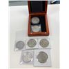 Image 1 : ASSORTMENT OF COINS; MORGAN DOLLARS, PEACE DOLLARS AND MORE
