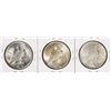 Image 2 : Lot of 1922-S, 1923-S & 1924-S $1 Peace Silver Dollar Coins