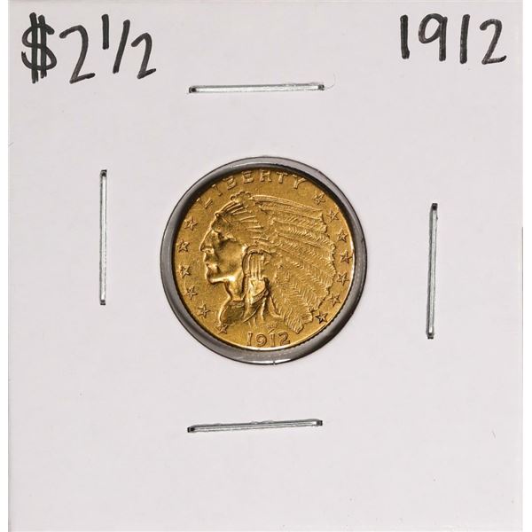 1912 $2 1/2 Indian Head Quarter Eagle Gold Coin