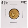 Image 1 : 1912 $2 1/2 Indian Head Quarter Eagle Gold Coin