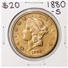 Image 1 : 1880 $20 Liberty Head Double Eagle Gold Coin